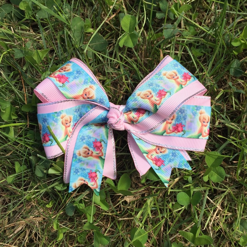 Tinkerbell Hair Bow‎